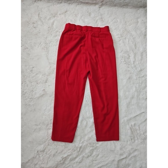 Vintage Style Counterparts Vibrant Red Straight Leg Pants – Size 10