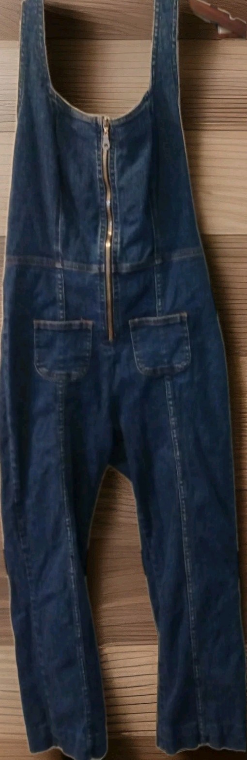 VTG Overalls Fredericks of Hollywood Denim Jumpsuit Women’s sz 9 70s 80s Disco