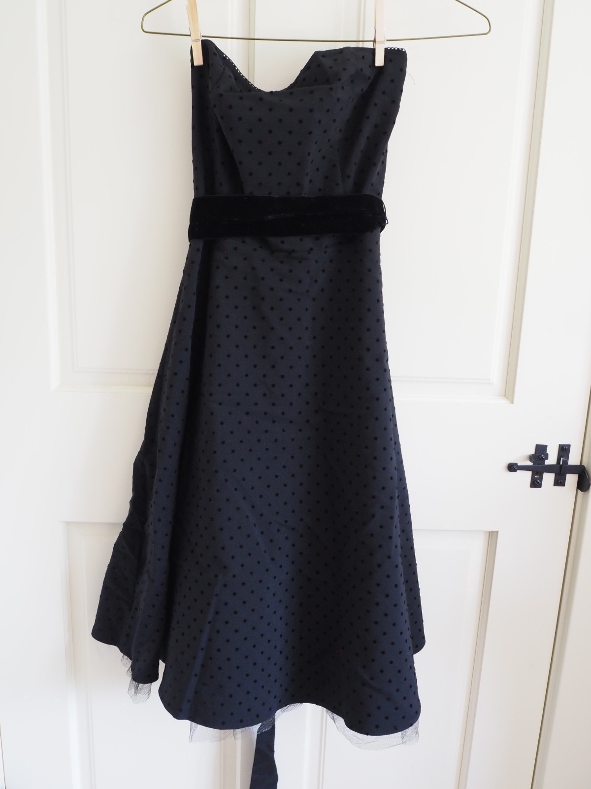 Rampage Size 3 Goth Vintage Y2K 90s/00s Black A Line Strapless Formal Dress