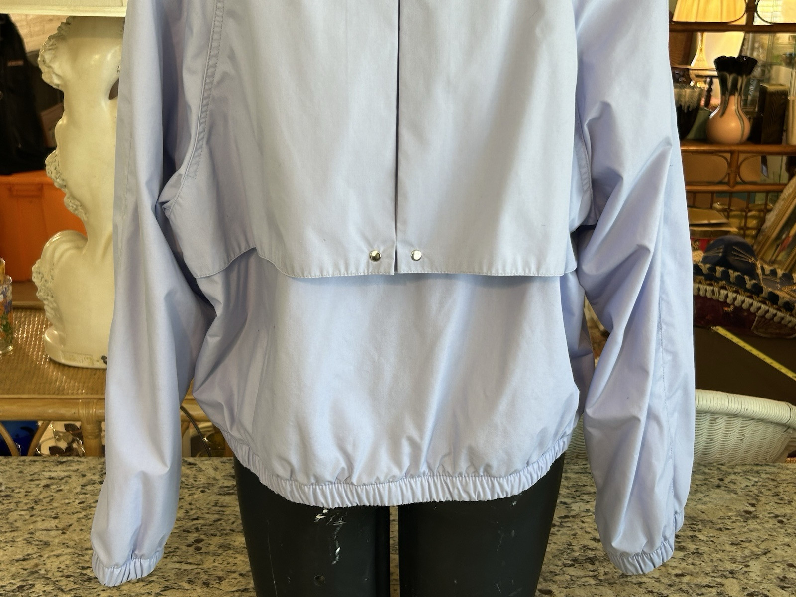 Vintage Head Sports Wear Periwinkle Blue Ski Windbreaker Jacket Petite L Large