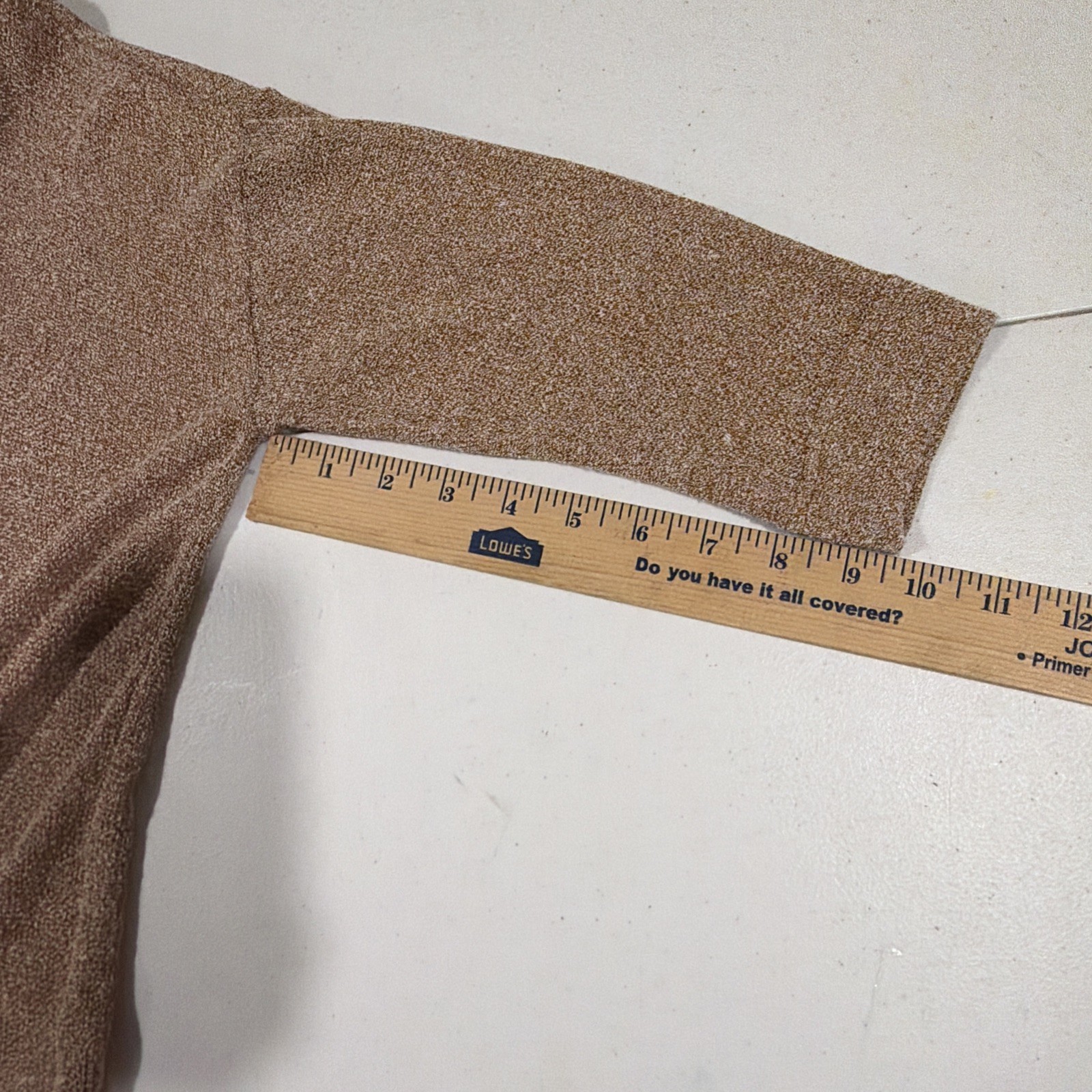 JVIM Romantic Vintage Pullover Brown Mesh Women’s Size 8-10 (Korean Size 100)