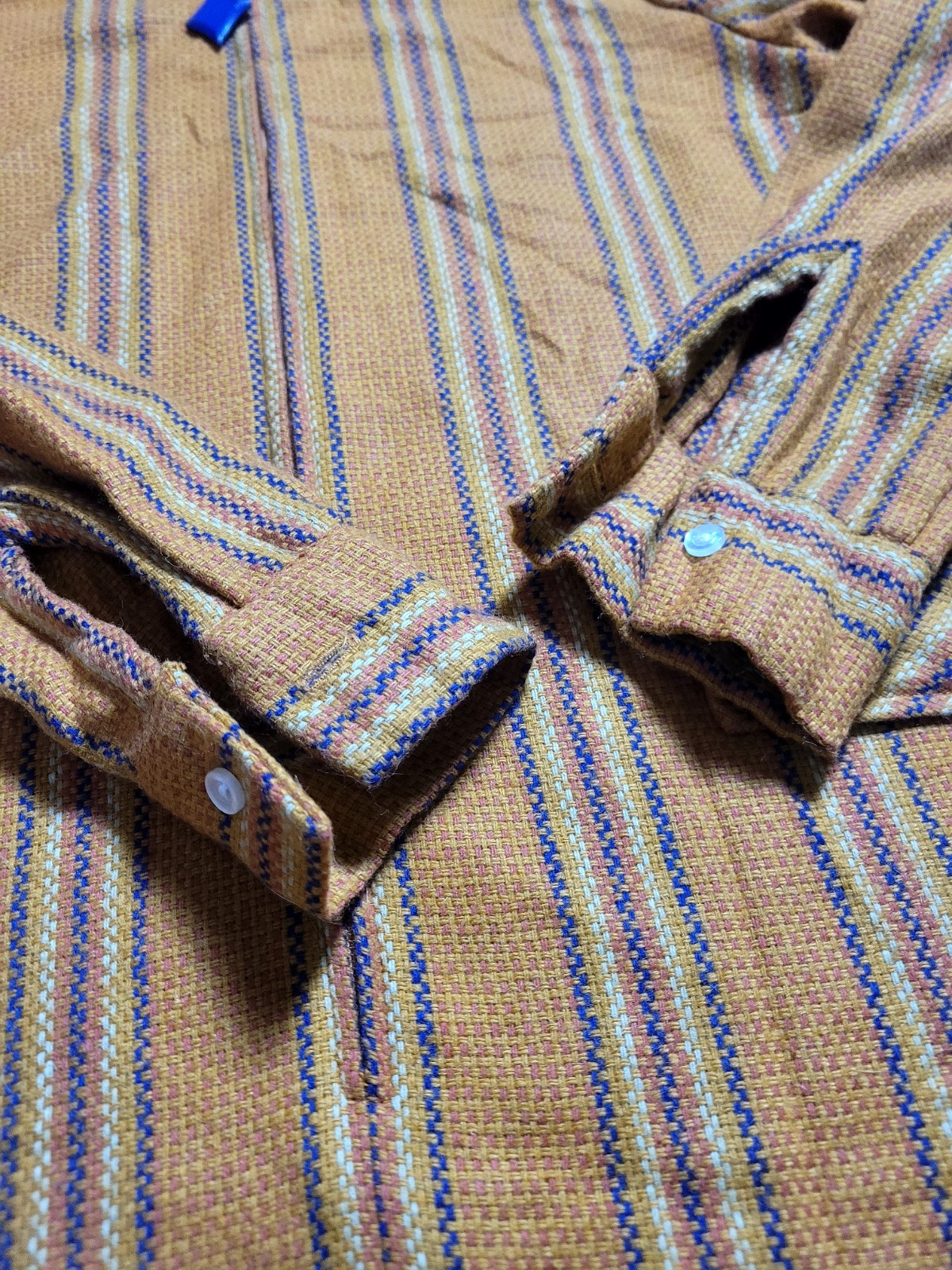 Vintage 60s Mod Wool Mini Dress Orange Stripe A Line Long Sleeve Small Zip Up