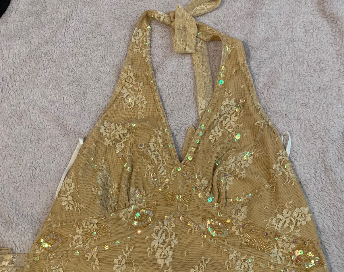 Vintage B.I.Y.S.A.Y.C.D.A 1976 dress- Hand sewed embroidery- Size 12