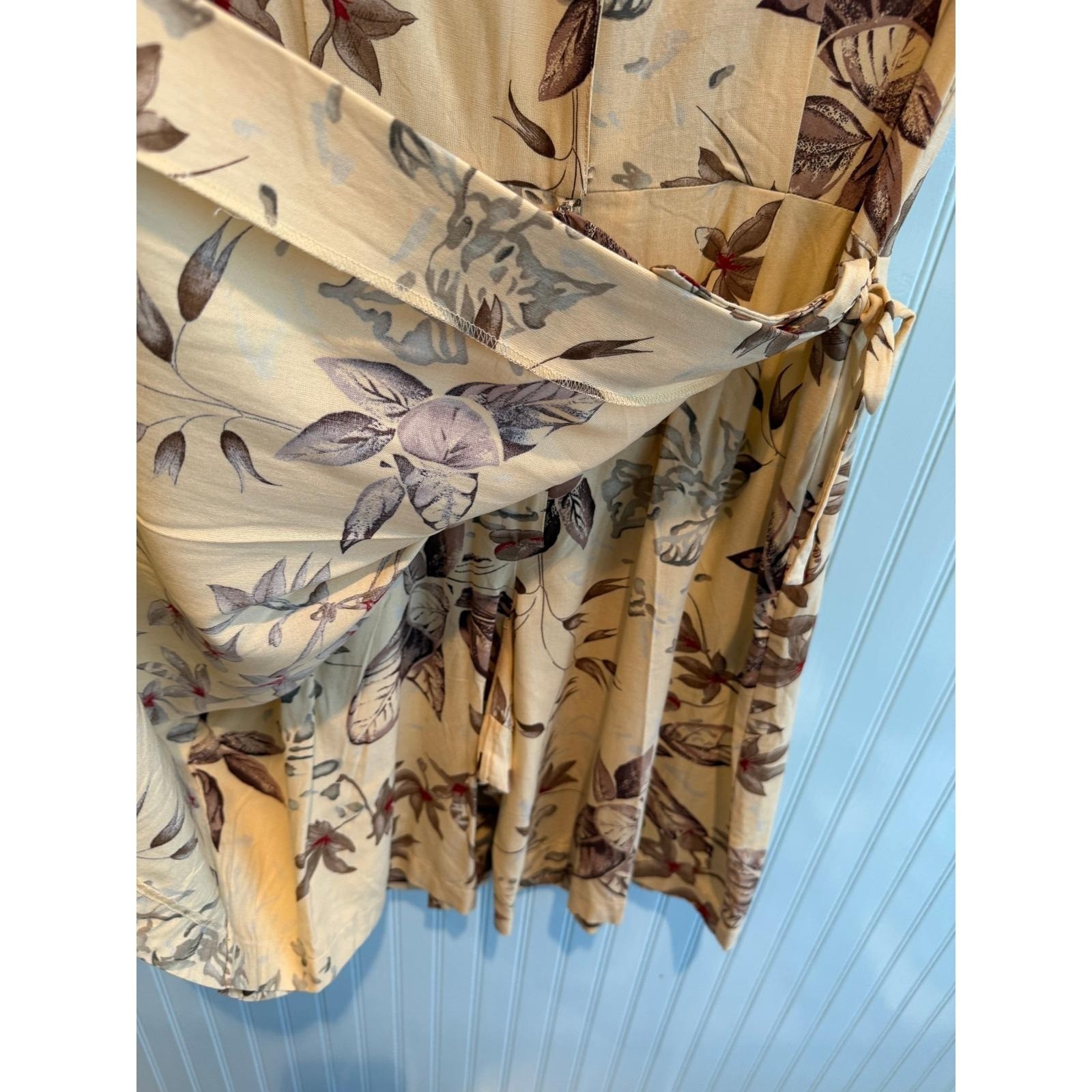 Tiki Revival Norton McNaughton tropical romper& faux wrap Golden Girls Chic