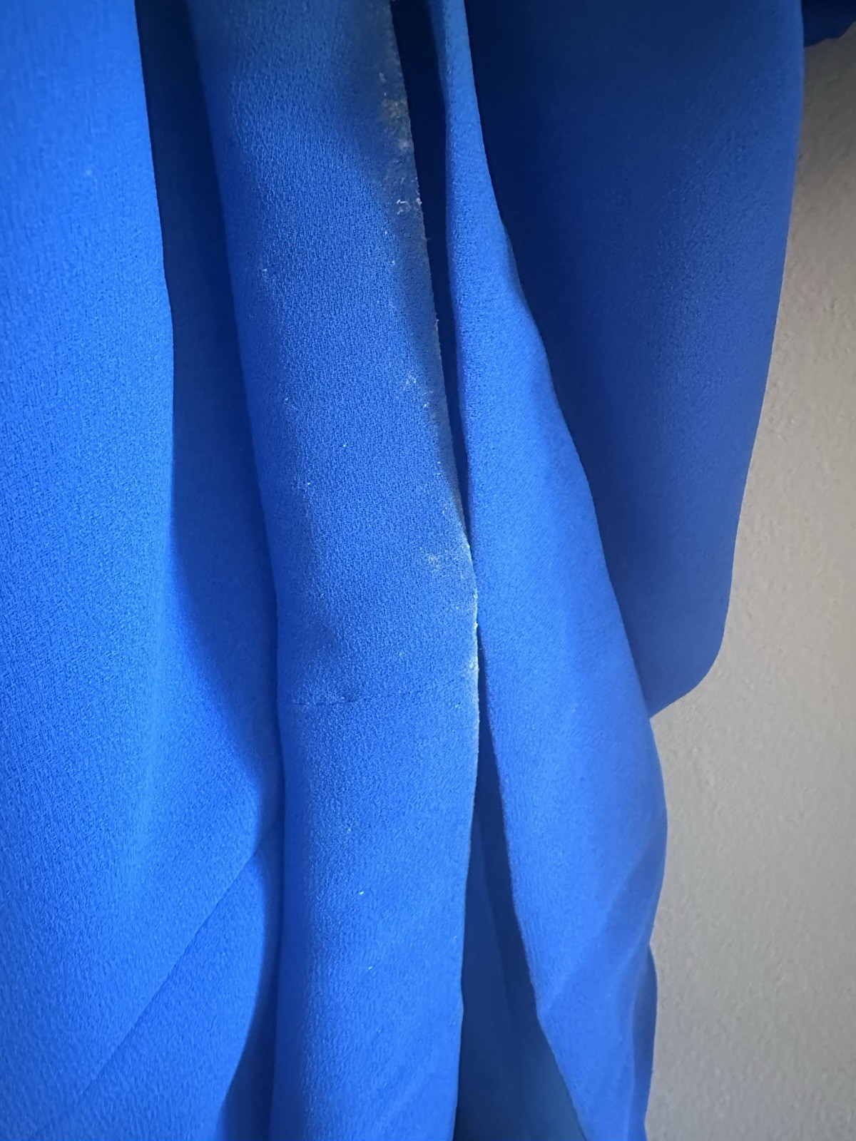 1990 MISS ELLIETTE Maxi Dress●Vtg●Pearls & Beads●Long Sleeve●Blue●Sz 14●Elegant