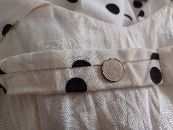 Vintage 50s Sundress 80’s Dress Does 1950’s Polka Dots Sweetheart Cut Sz S