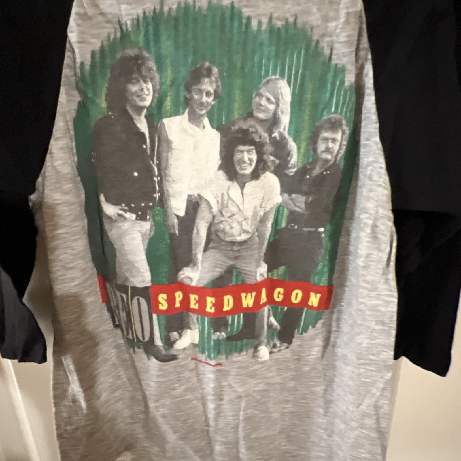 REO Speedwagon Wheels are Tourin 84-85 Vintage T-Shirt Made in USA Adult Size L