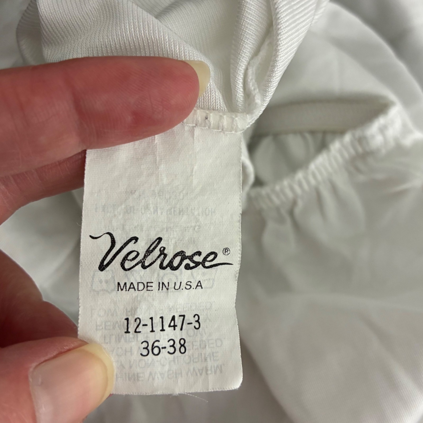 VTG 50s Velrose Ivory Satin Lace Trim Half Slip Sz 36-38 Coquette