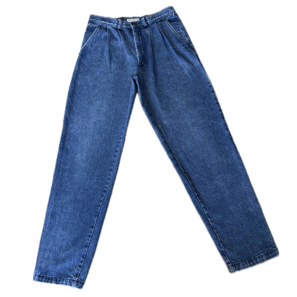 👖 GUESS by GEORGES MARCIANO Vintage 80s High Rise Jeans Tagged 32, Waist 28″