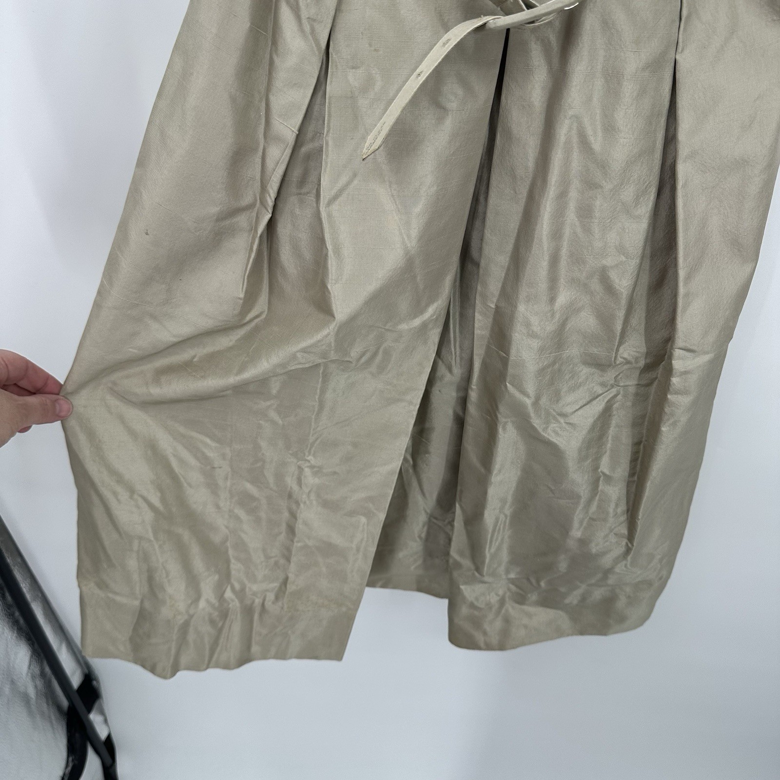 vintage 50s R&K ORIGINALS dress taupe SMALL fit flare rockabilly mid century