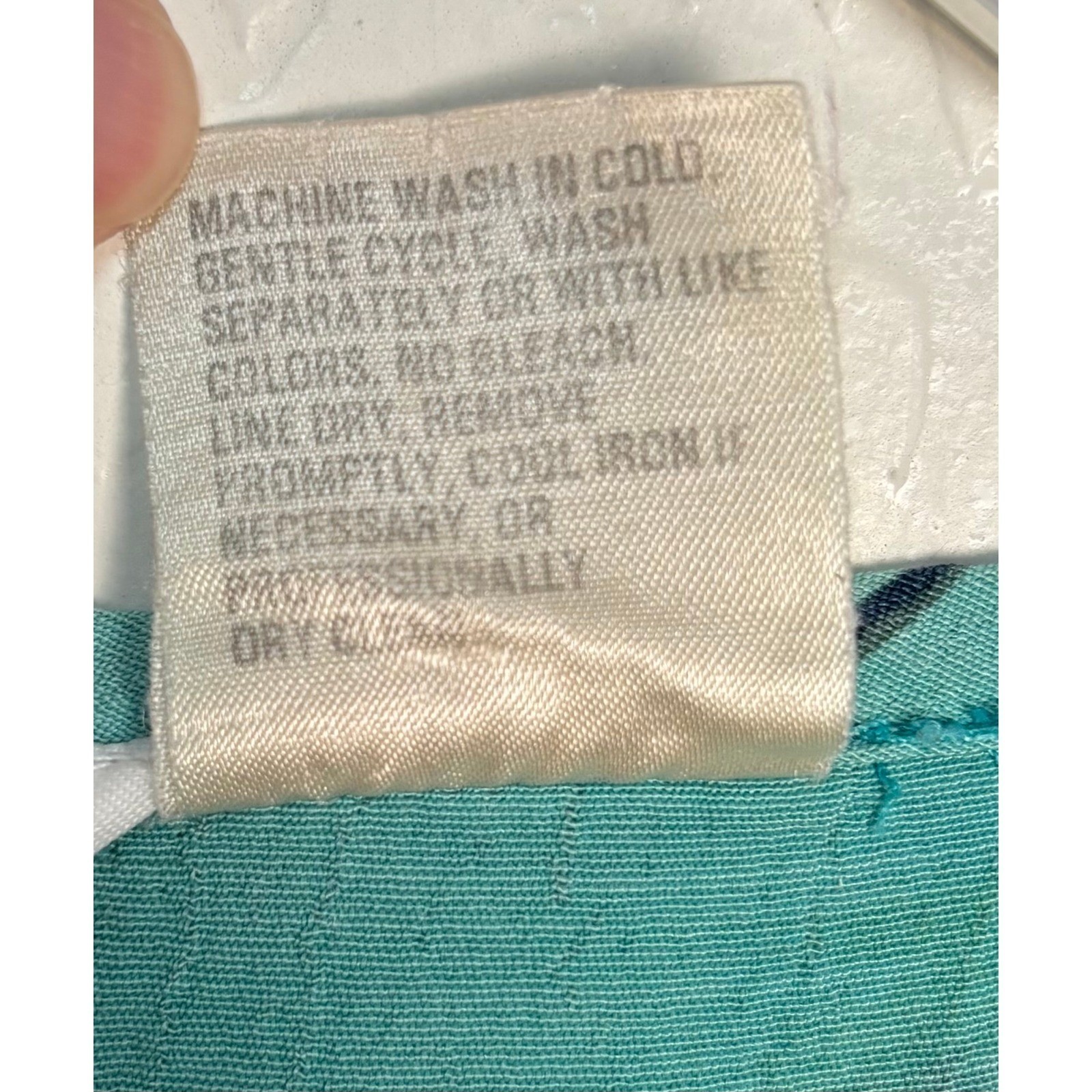 Vintage Weekend Traffic Teal Tropical Island Print Rayon Maxi Dress Sz S 2159