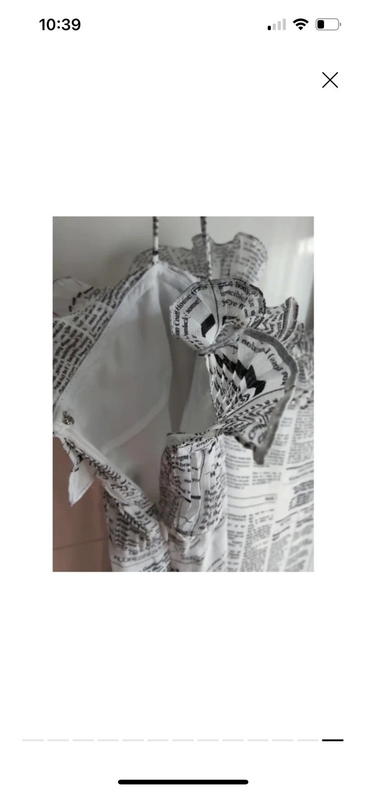 John Galliano Newspaper Dress