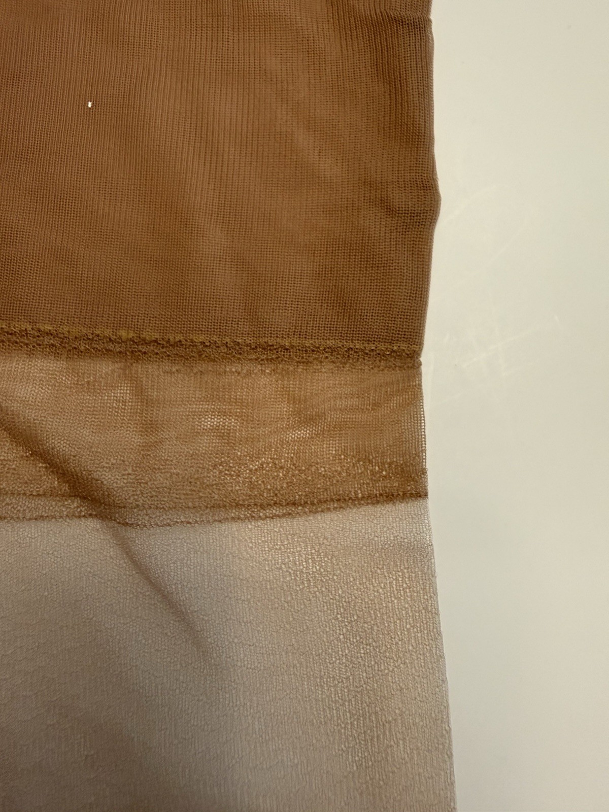 Vintage Seamless Mesh Stockings With Reinforced H+Toe 34 Inches Long