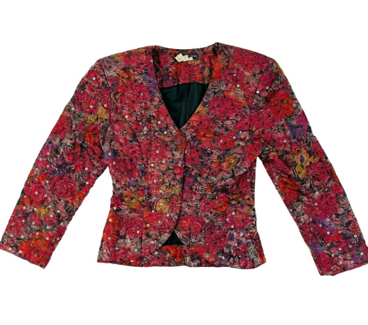 Vintage 1980’s Floral Blazer by Suzanne Cole Australia Womens Size 10