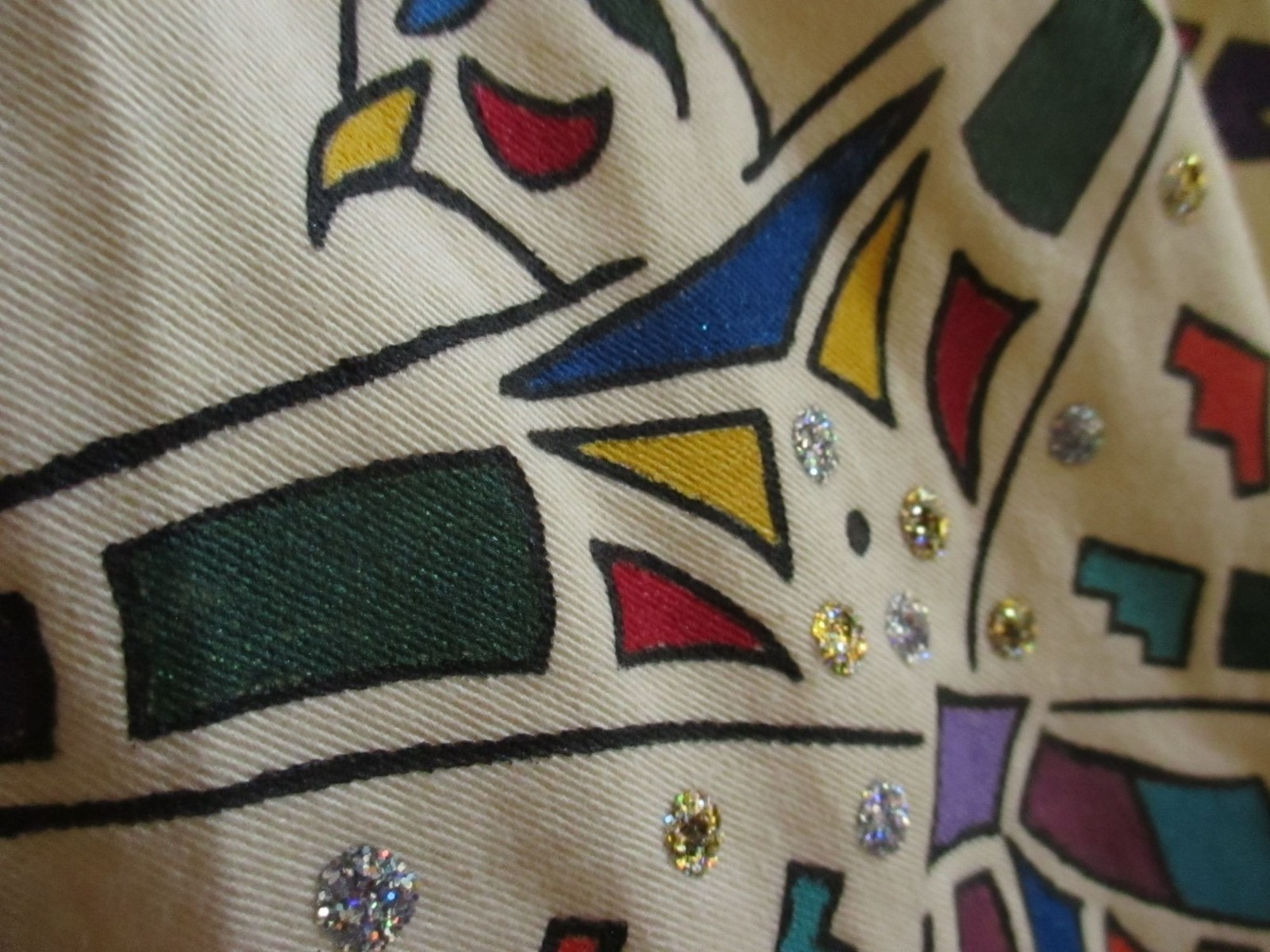 True Vintage Western Shirt XL Top Native American Motif Southwestern Thunderbird