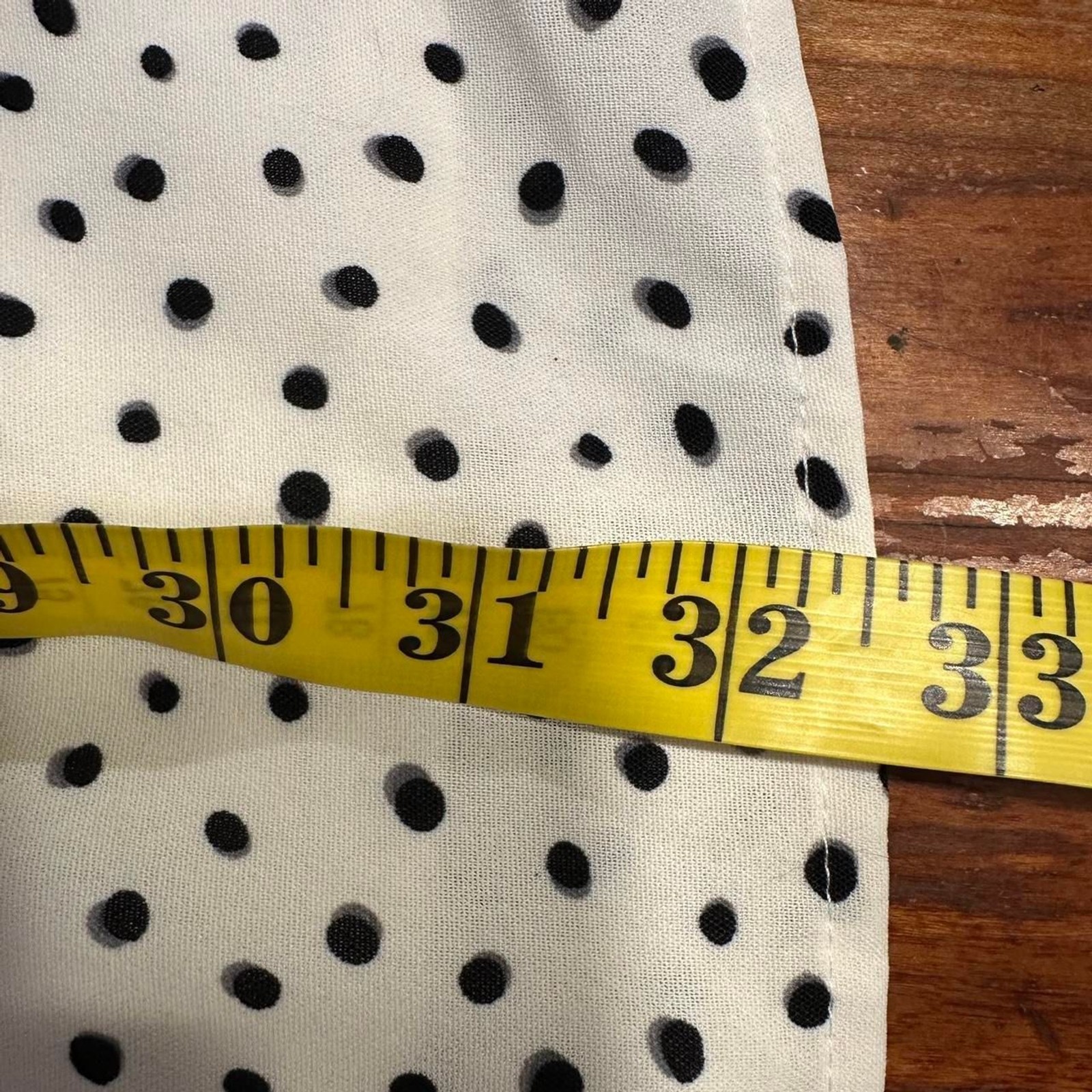 Altar’d State Creme and Black Polka Dot Mini Boho Peasant Dress