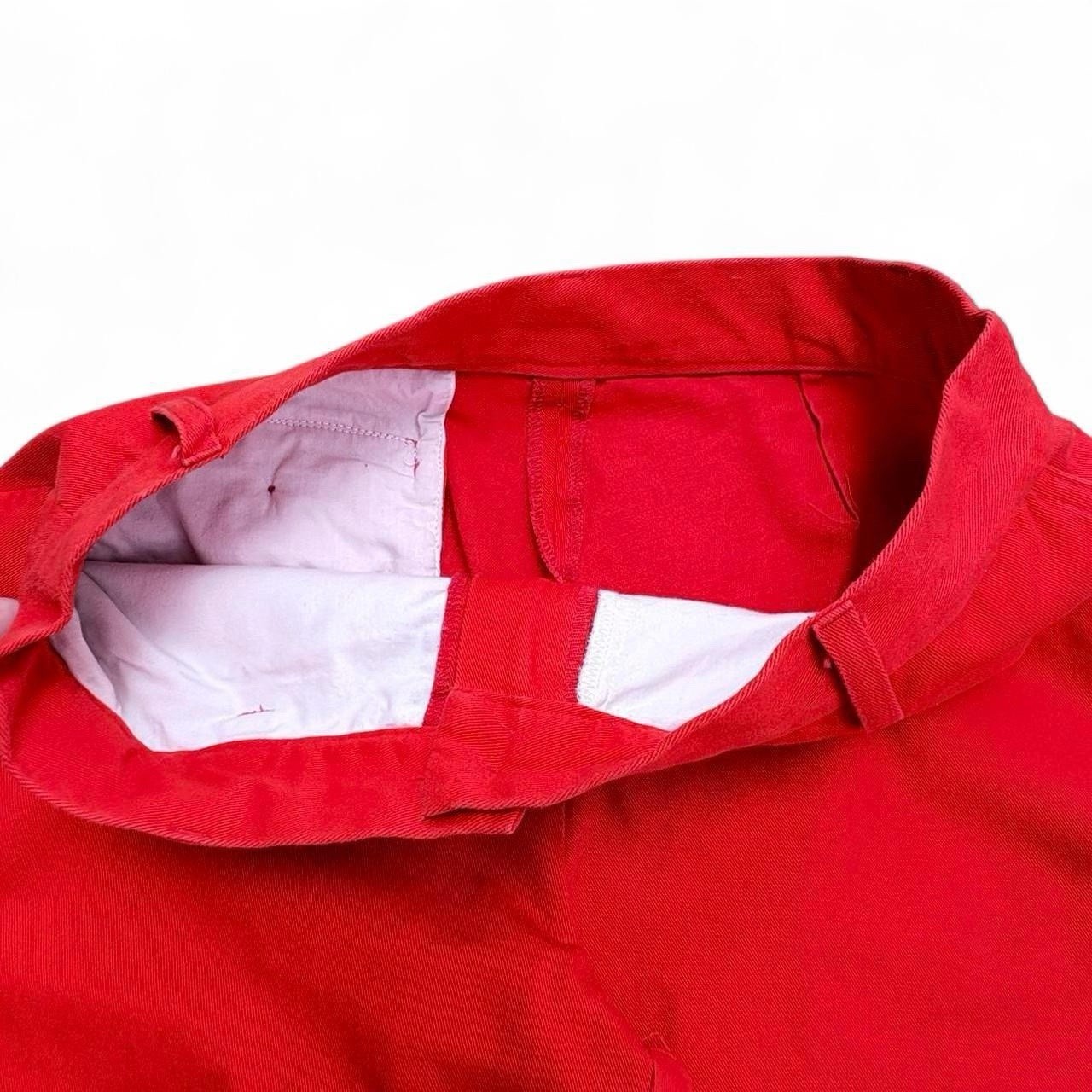 Vintage Low Rise Classic Flare Trouser Chino Red 29×32