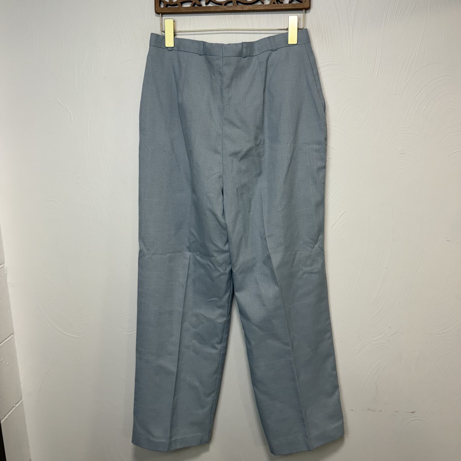 Vintage Liz Baker Women’s Blue Pleated Business Casual Slack Pants Size 16