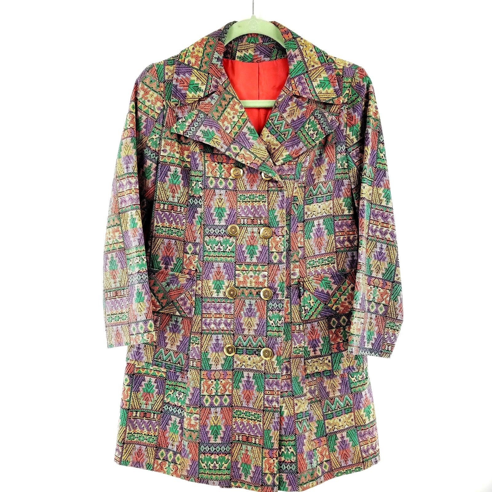Vintage ILGWU Womens Coat Union Made Size Xs/small