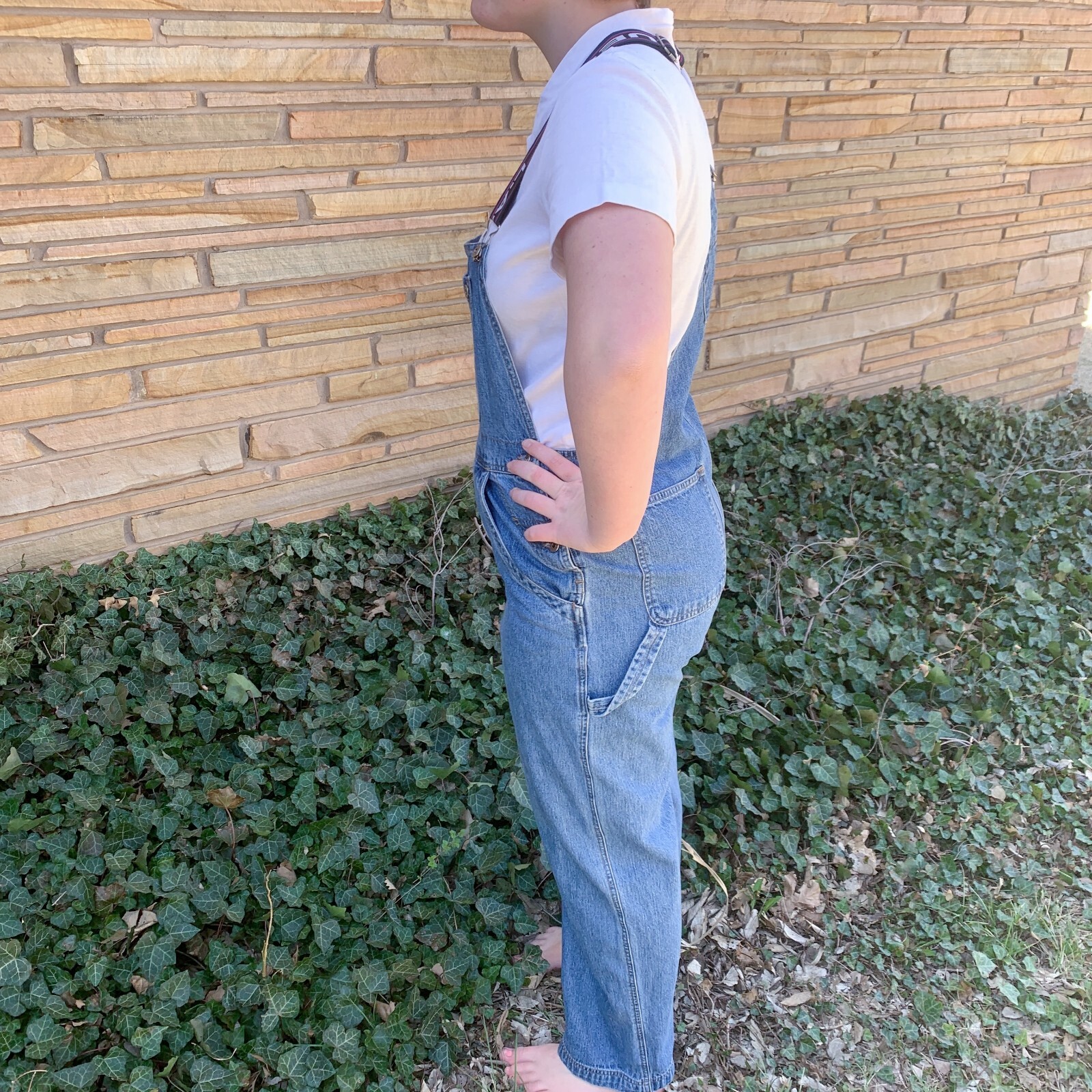 Vintage LA Blues Denim Jean Overalls Size Medium