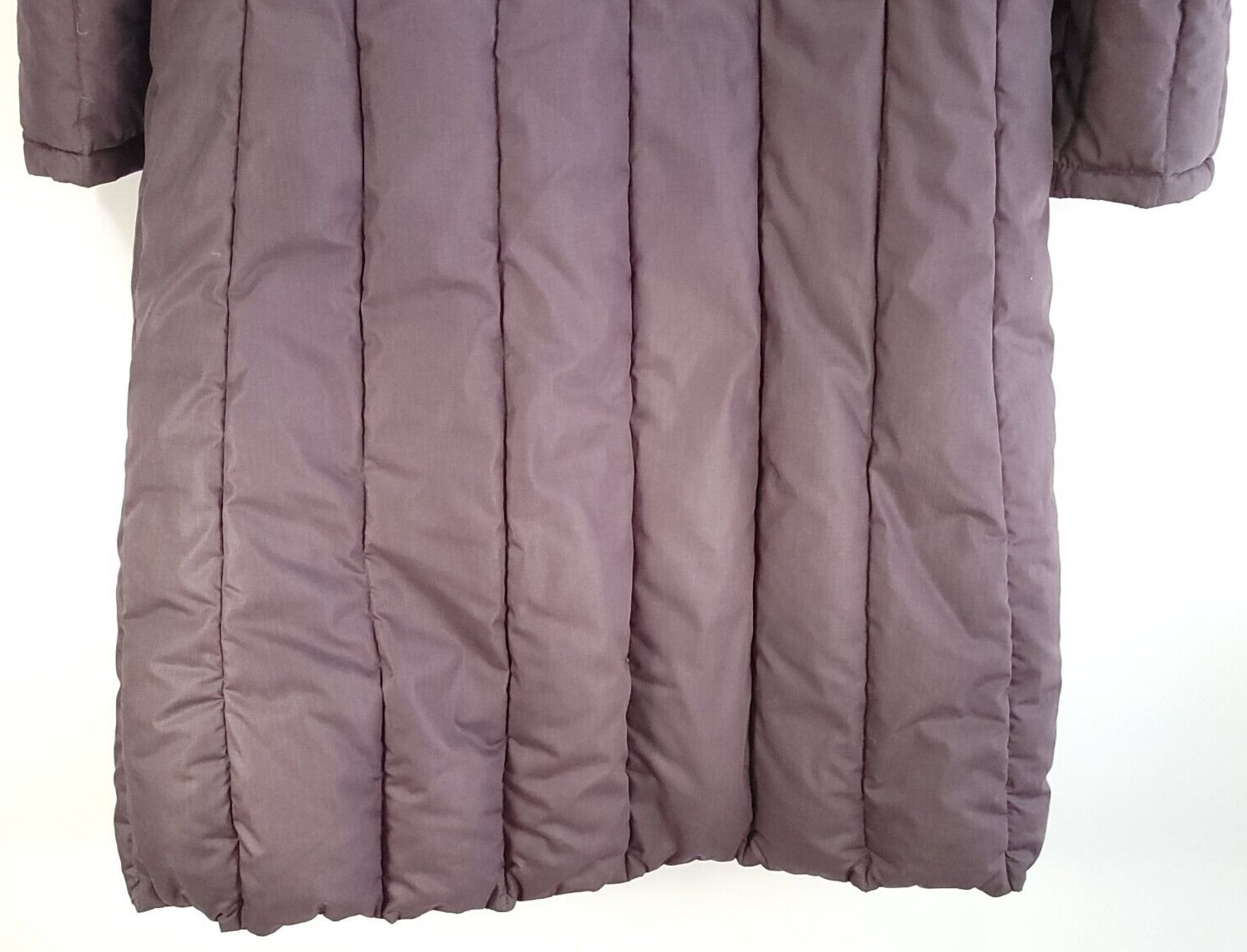 Vintage Count Romi Coat Women’s 12 Purple Front Zip Duck Down Retro