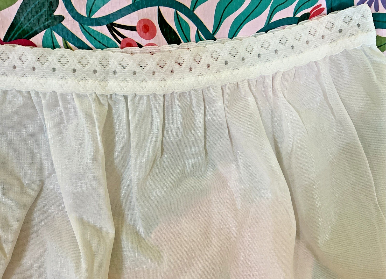 Vintage Carole Brief White Panties Sheer Nylon Panties 3 Pairs Size 7
