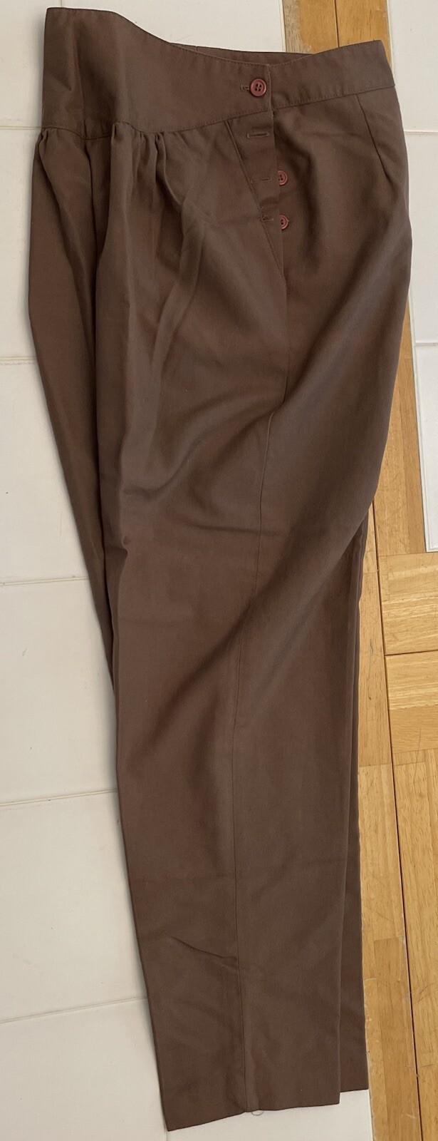 David N. Brown Pants Womens Vintage Polyester Rayon Trouser 24×29