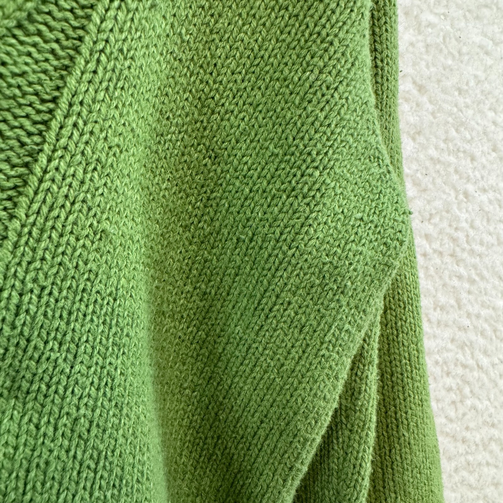 Y2K Vintage Sweater Medium Green Hooded Cable Knit Bella Swan Boho Fairy Grunge
