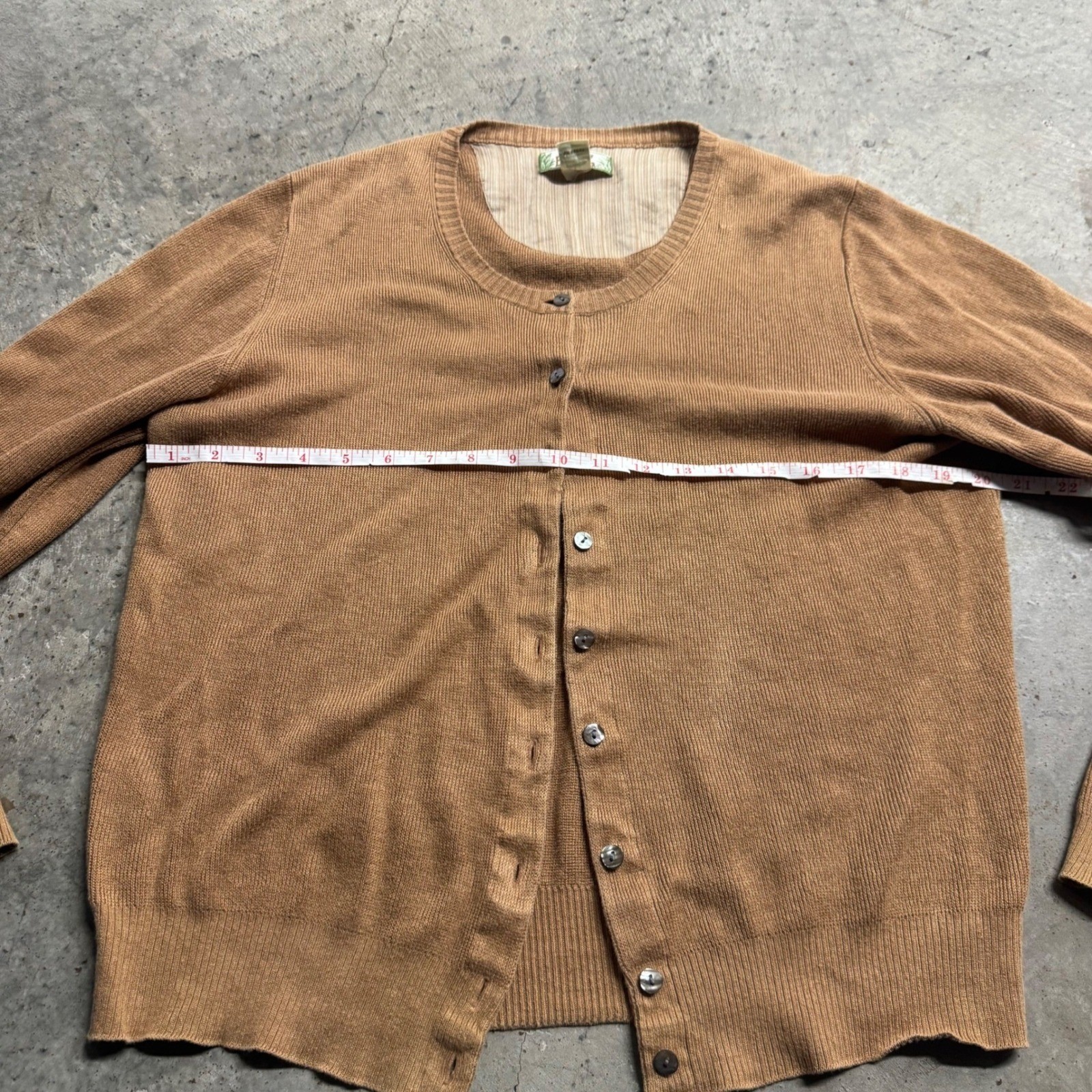 VTG Tommy Bahama Women’s Linen Button Cardigan S/L Retro Y2k Preppy Old Money