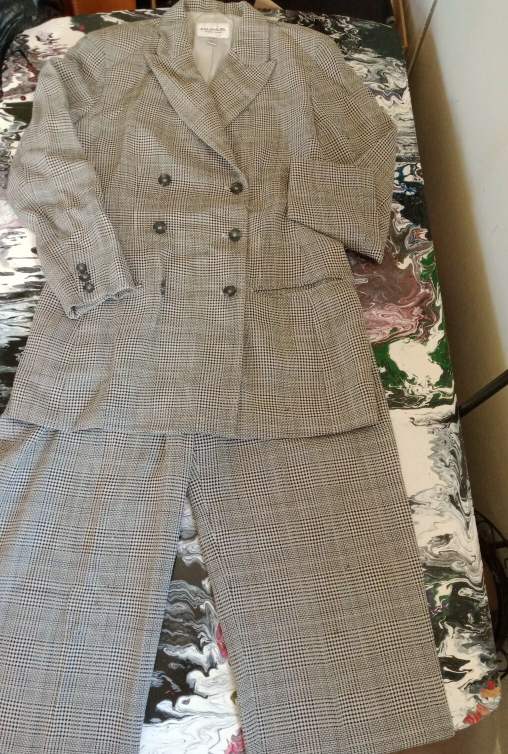 Lot Of 6 Vintage Skirt Pant Suits Saville Emanuel Valerie Stevens (M33)