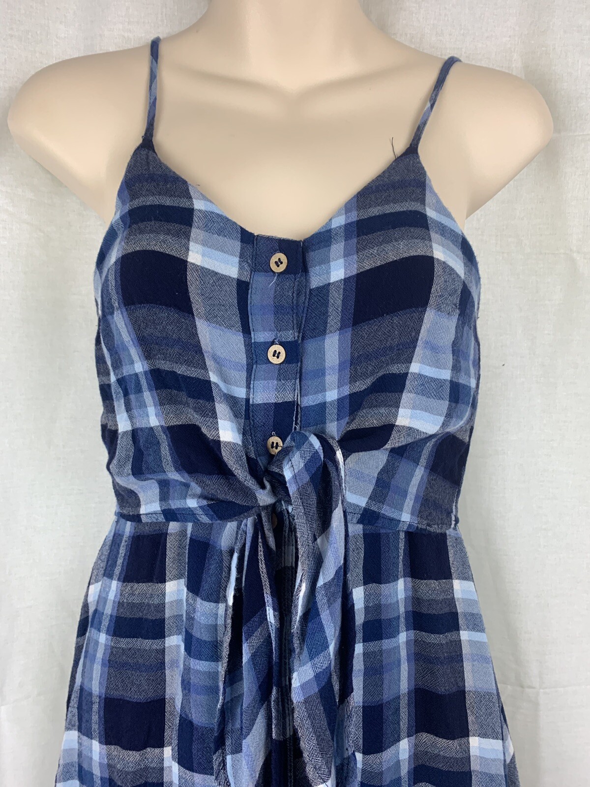 Universal Thread Boho Hippie Plaid Summer Dress Size XS