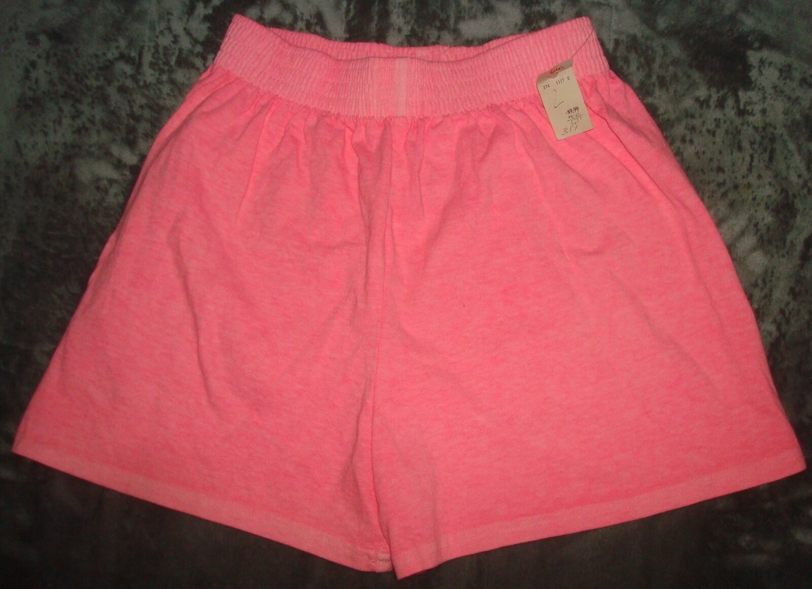 VTG 80s ITALIAN CLUB PINK SWEAT SHORTS ARGE 90s FITNESS GYM BEACH WORKOUT USA