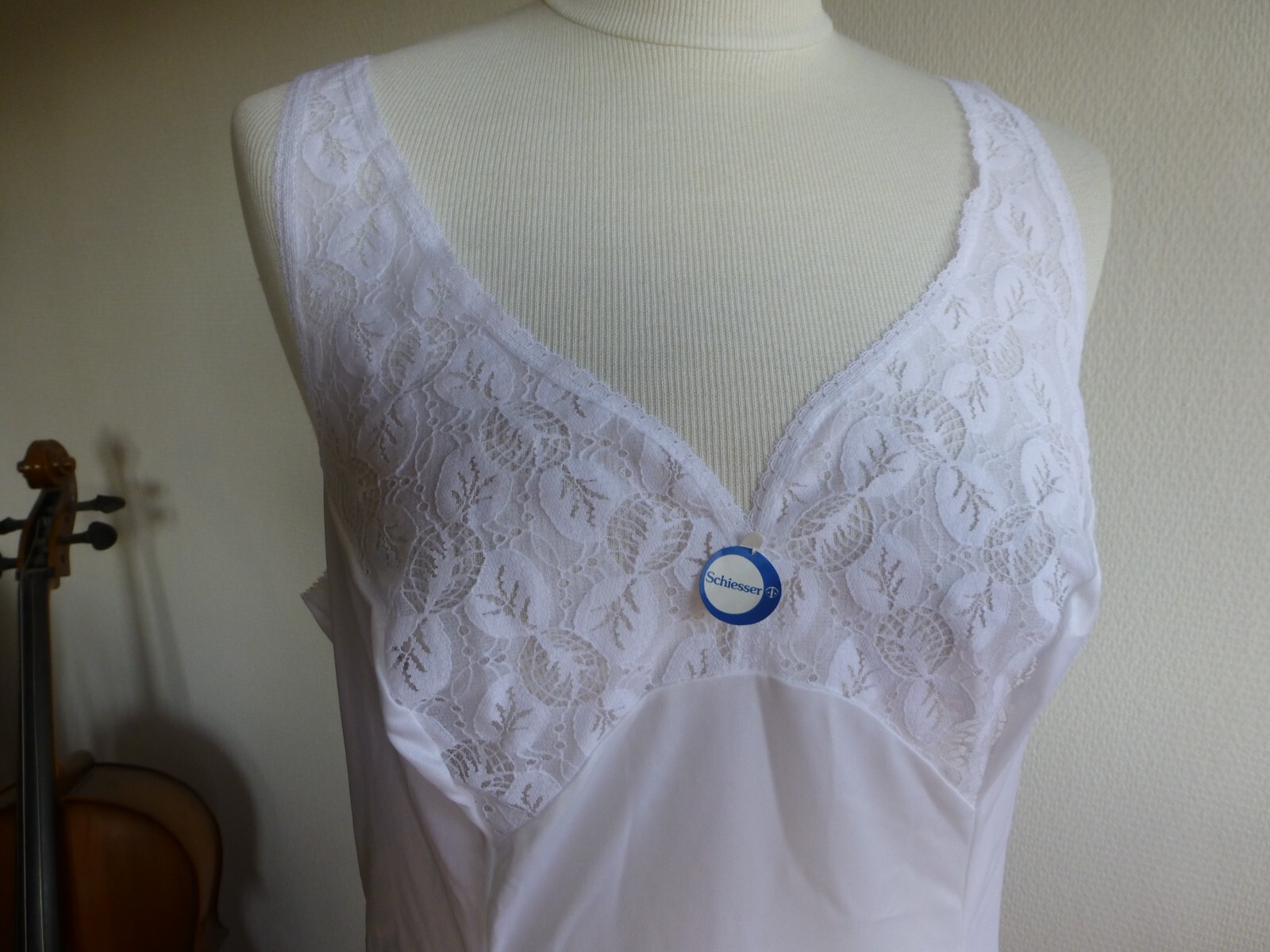 Schiesser petticoat dress, size 42, white