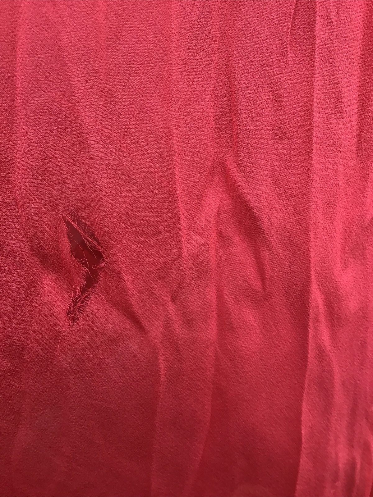 TRUE VINTAGE 1930’S 40S HOT PINK CHIFFON EVENING GOWN BEAUTIFUL DRAPE & DESIGN