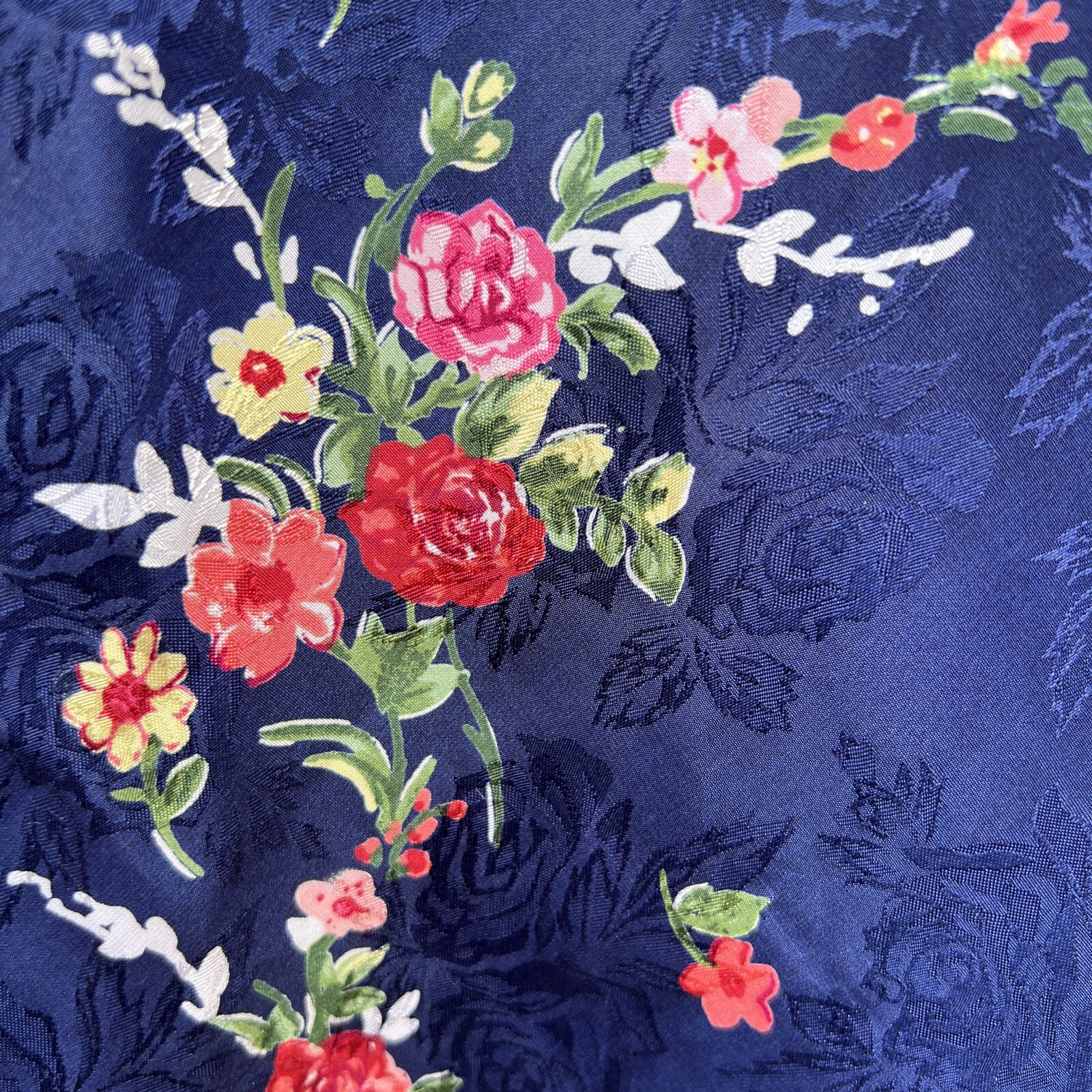 Vintage 2X Inner Most Women Blue Floral Nightgown Slip Dress USA F6