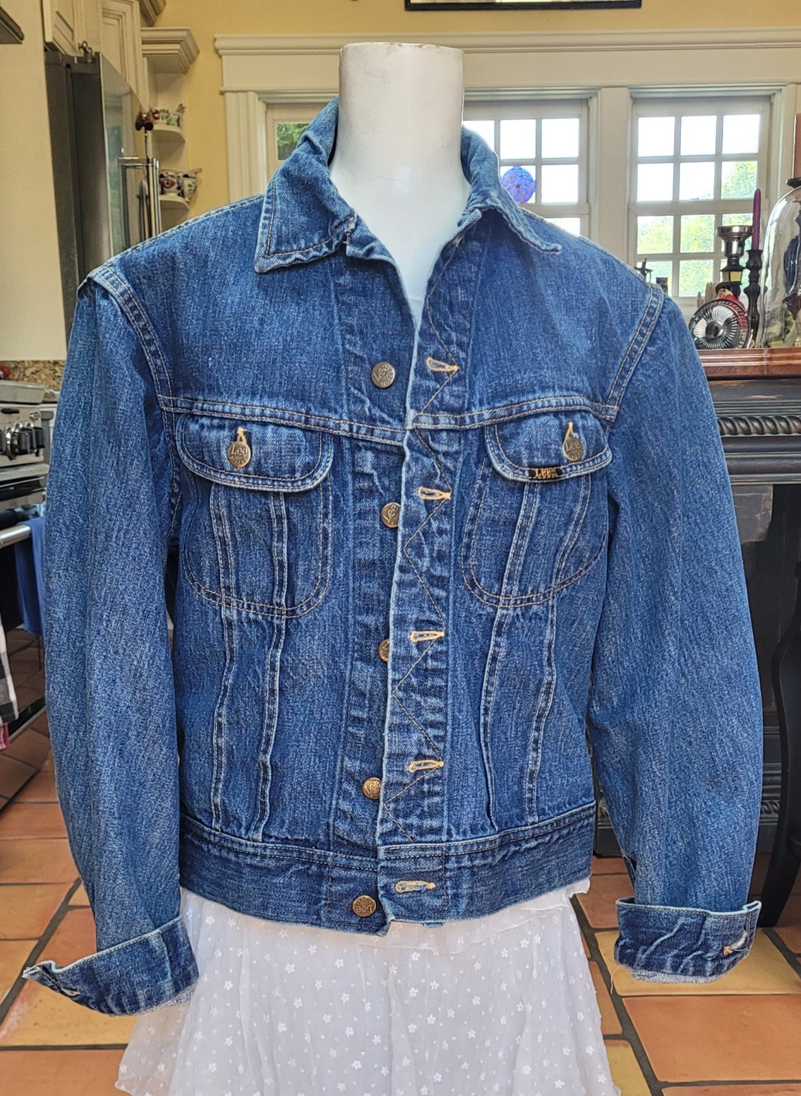 Vintage 1970s Lee 101-J Riders Denim Jacket – Made in USA – Medium
