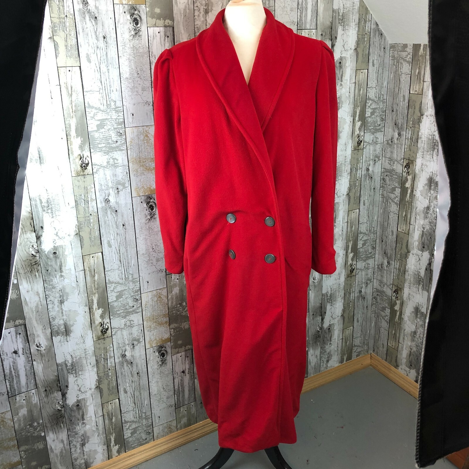 Kashmiracle women’s red trench coat wellington fashion union made usa vintage