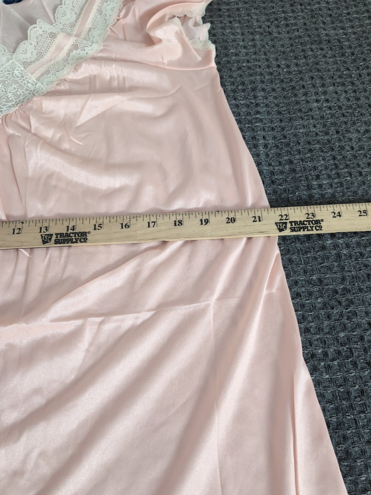 Vintage Natalie Creations Nightgown Nylon Lace Size Medium