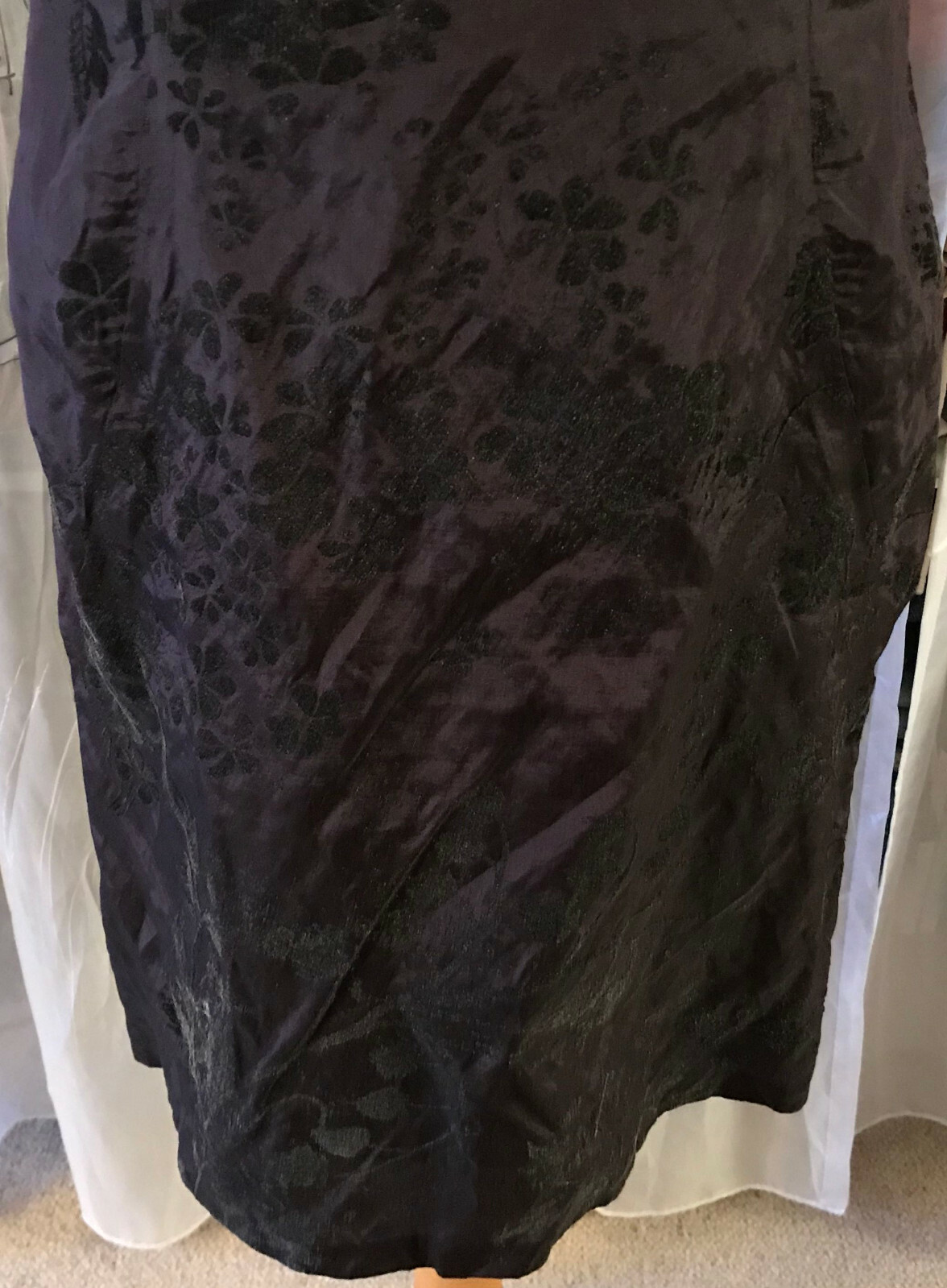 Elegant DESIGNER Ensemble DRESS & BOLERO Jacket Size S Black Purple NOBLE & LIGHTWEIGHT