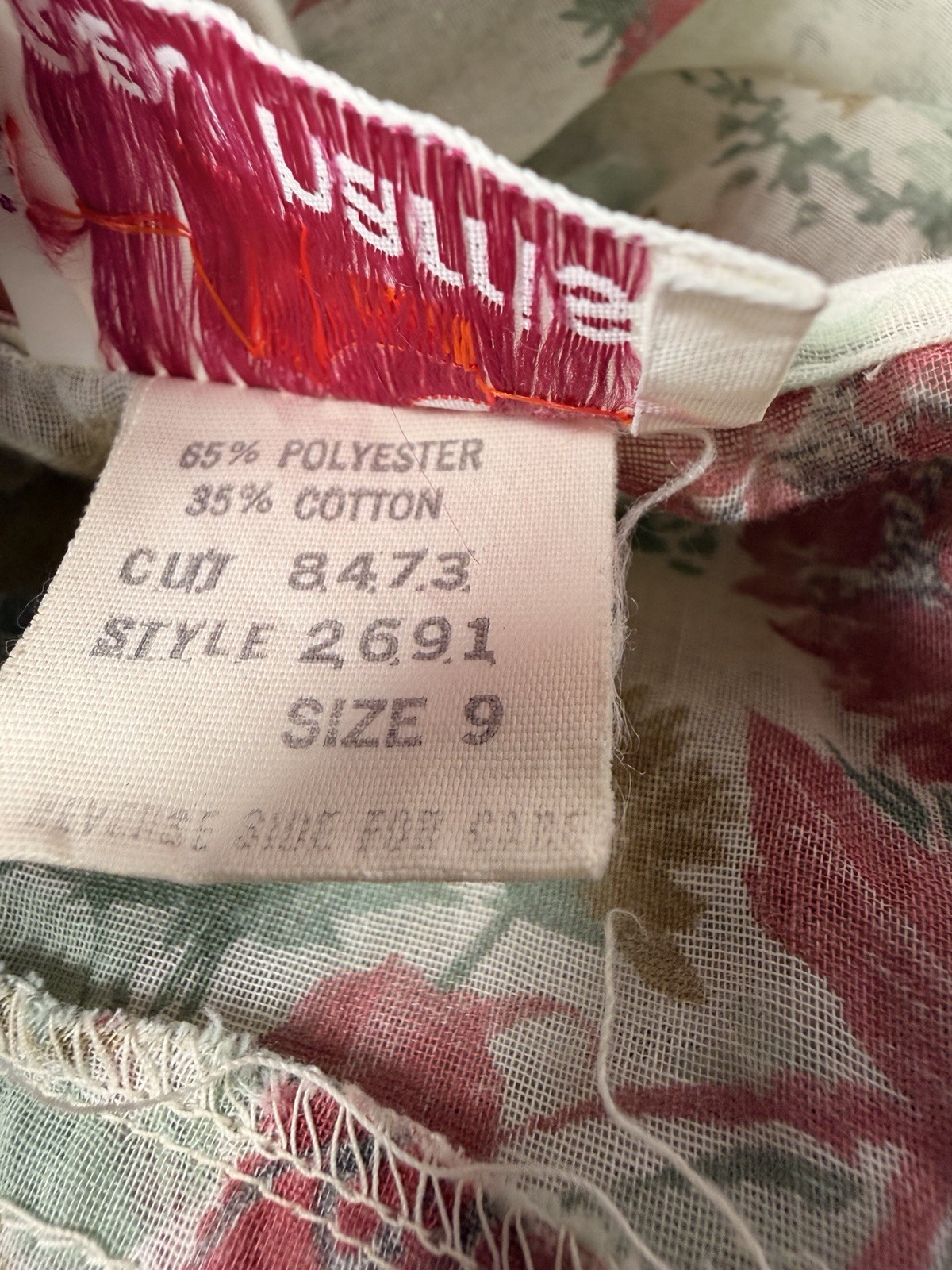 Paul Harris Vtg Women’s 2-piece Button Down Floral & 60’s Bikini Top