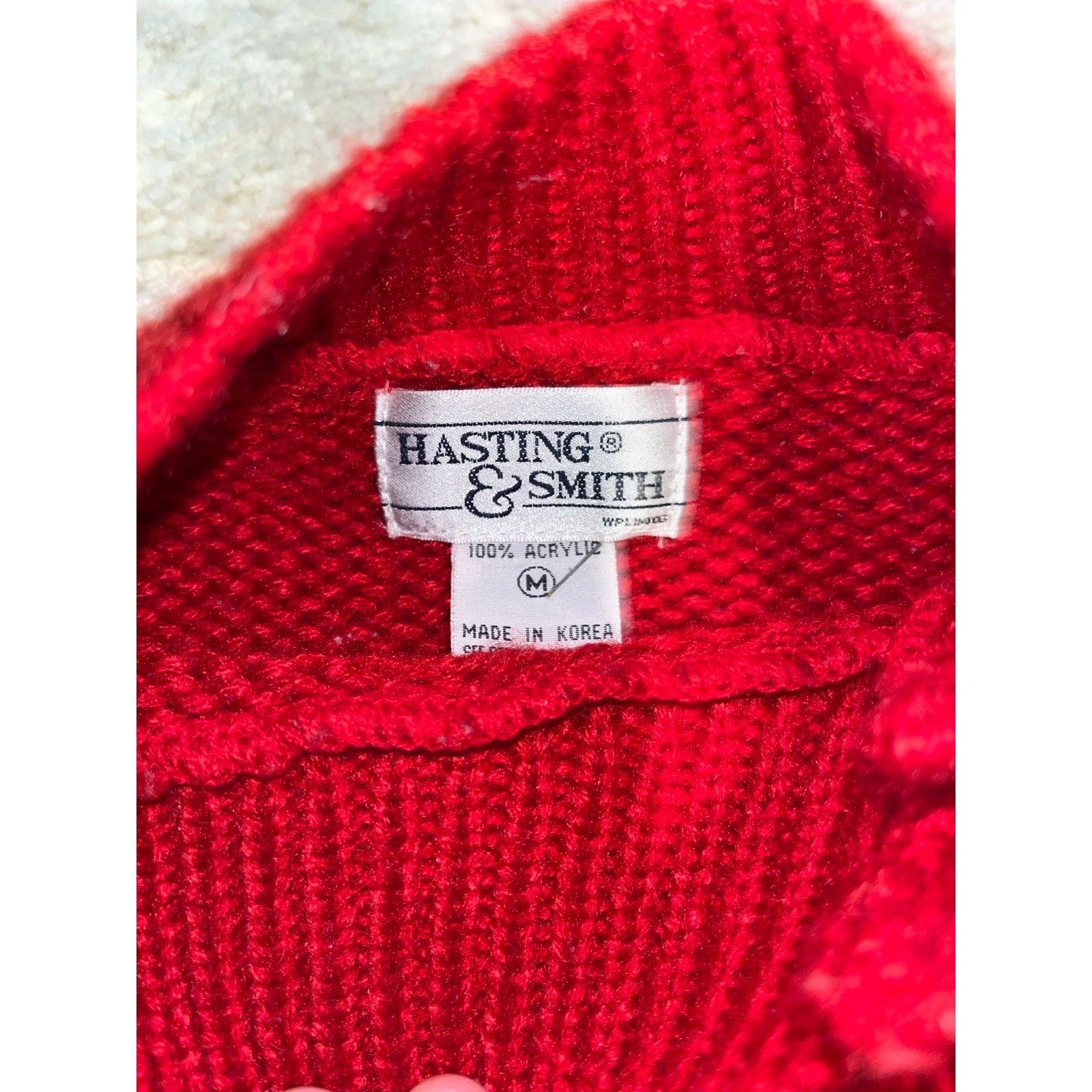 Hasting & Smith Vintage goose Cable knit sweater