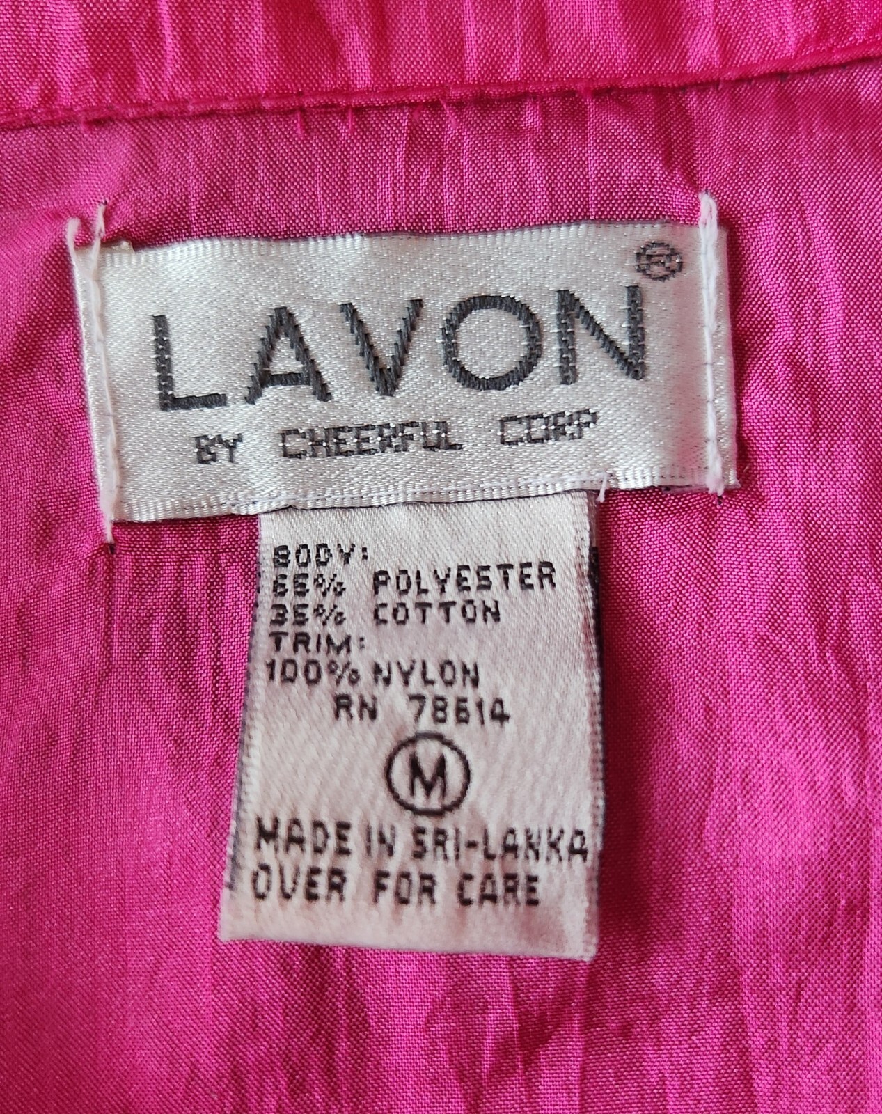 Vintage 90s Lavon Pullover Windbreaker Half-Zip Track Jacket Women’s Medium