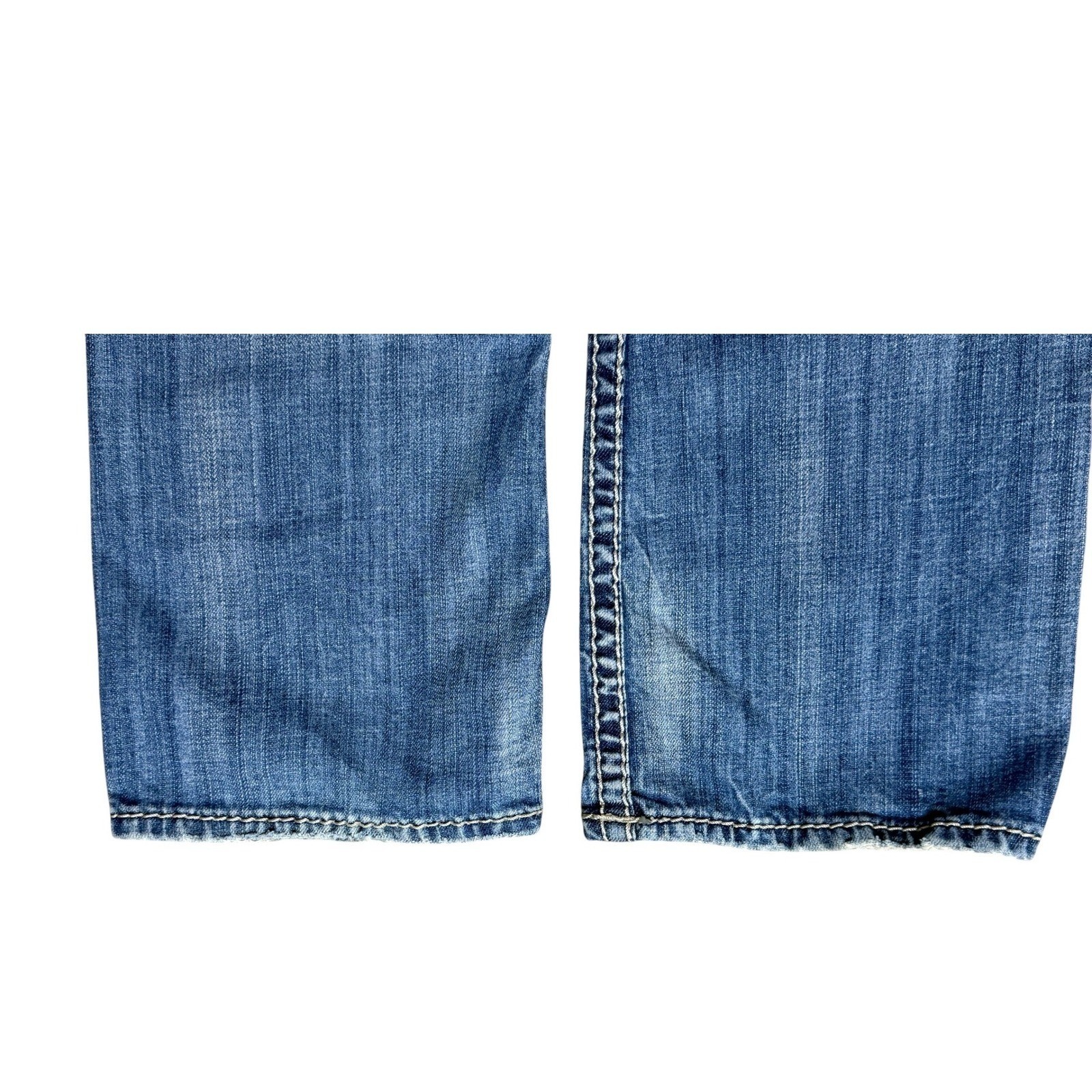 Big Star Y2K Low Rise Bootcut Jeans Womens 30 Embroidered Denim Blue
