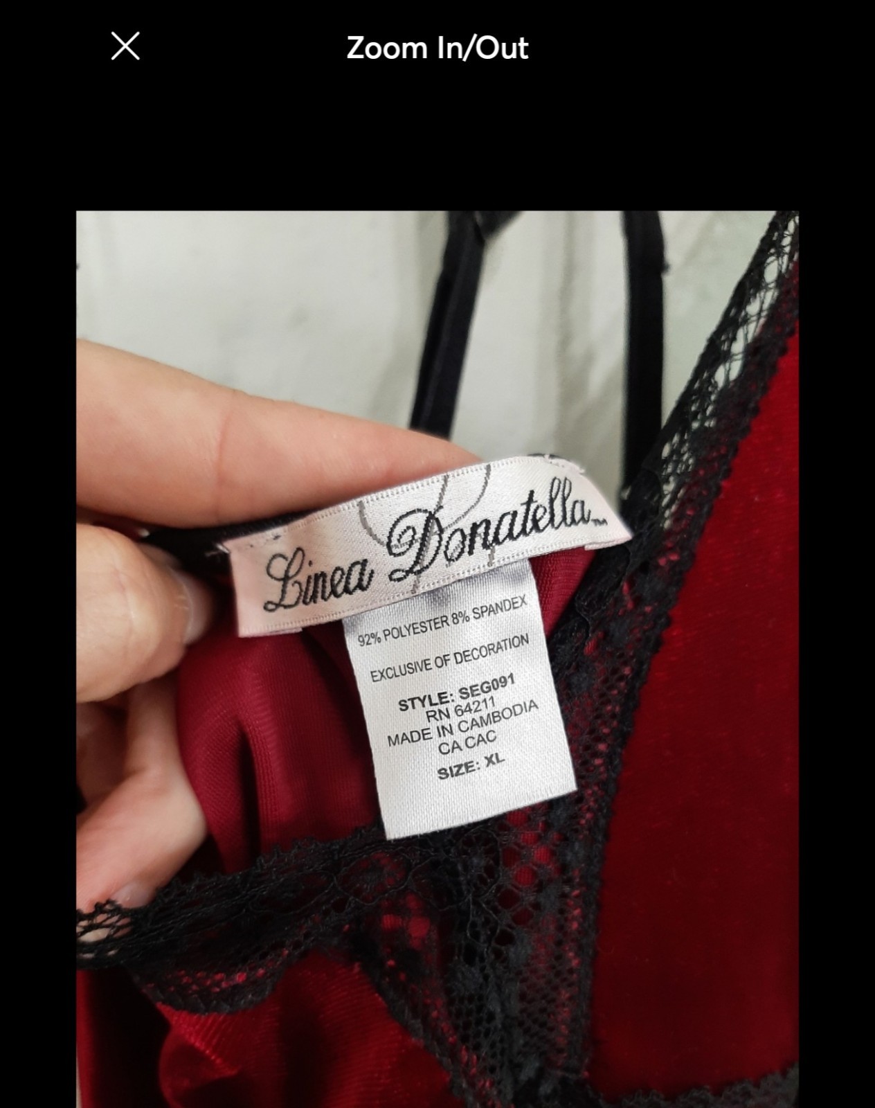 Vintage 90s Linea Donatella lingerie set velvet vampy goth whimsy robe and gown