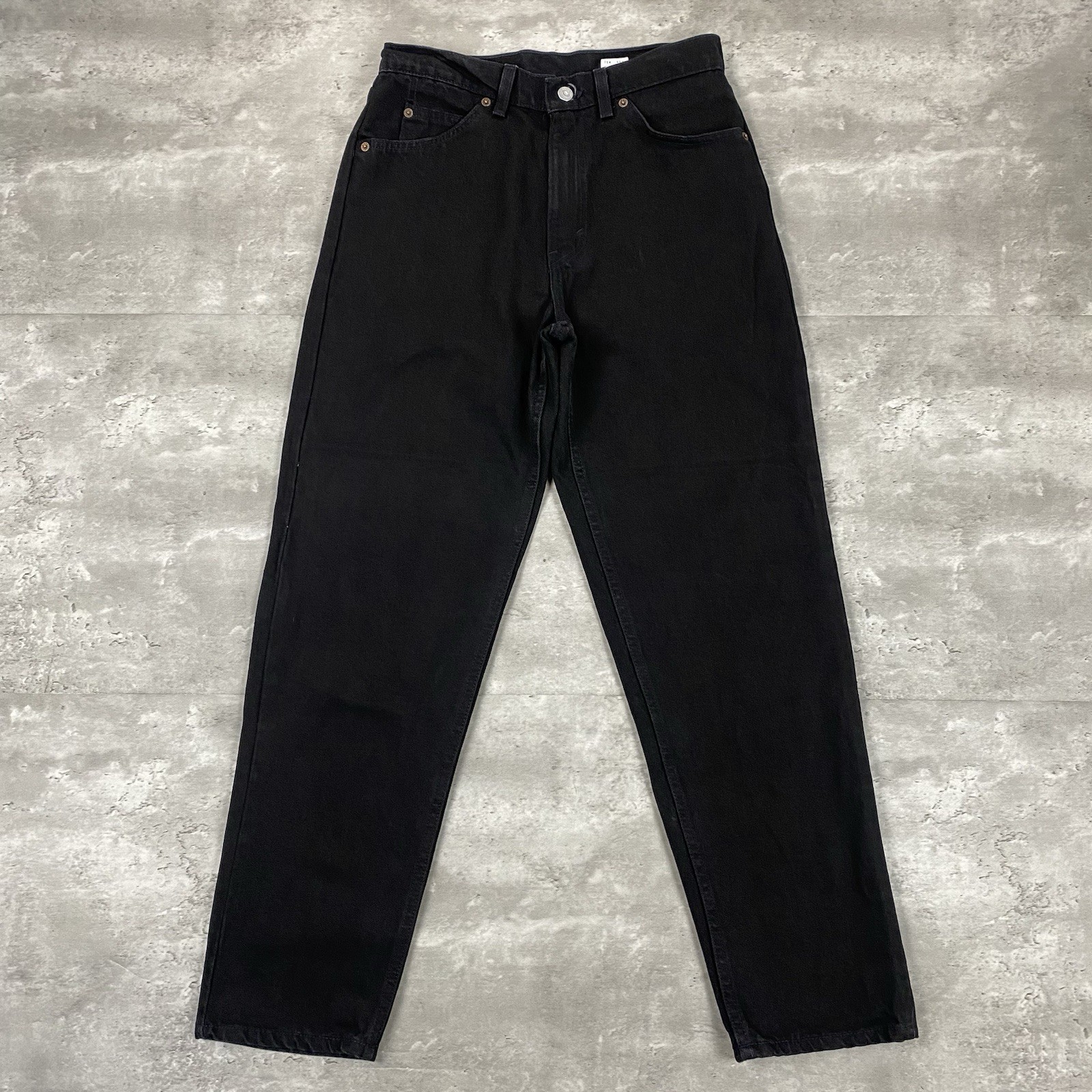 vintage Levis 960 black Loose Fit Straight Leg jeans denim Womens 8 Reg S 90s