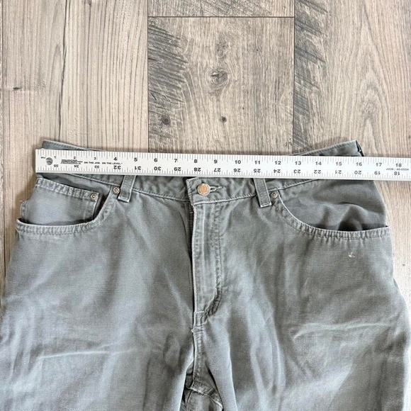 Carhartt Women’s WB159 Canvas Utility Pant Vintage 1997 Moss Green USA Made