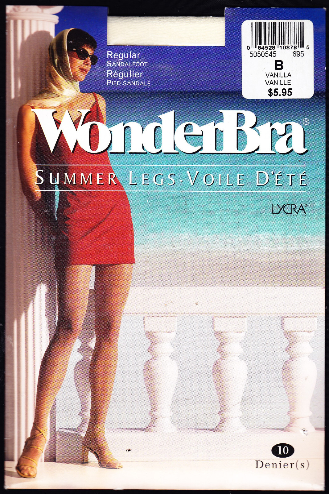 SUPER SHEER Pantyhose and Package – SEXY LEGS – WONDERBRA – SUMMER LEGS