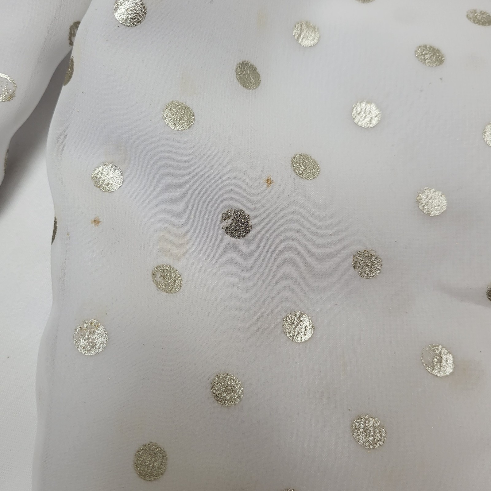 VTG The Icing Blouse 2 Pants M Set White Siver Mettalic 80’s Evening Holiday