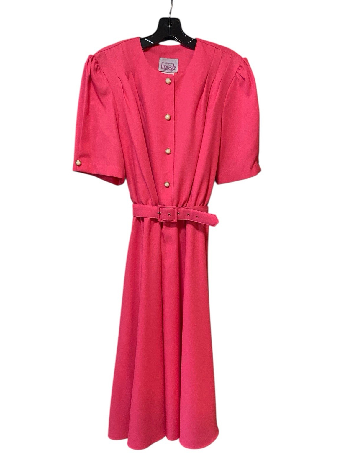 Women’s Vtg NOS 70s 80s California Looks Pink Dress Sz 16P New! USA