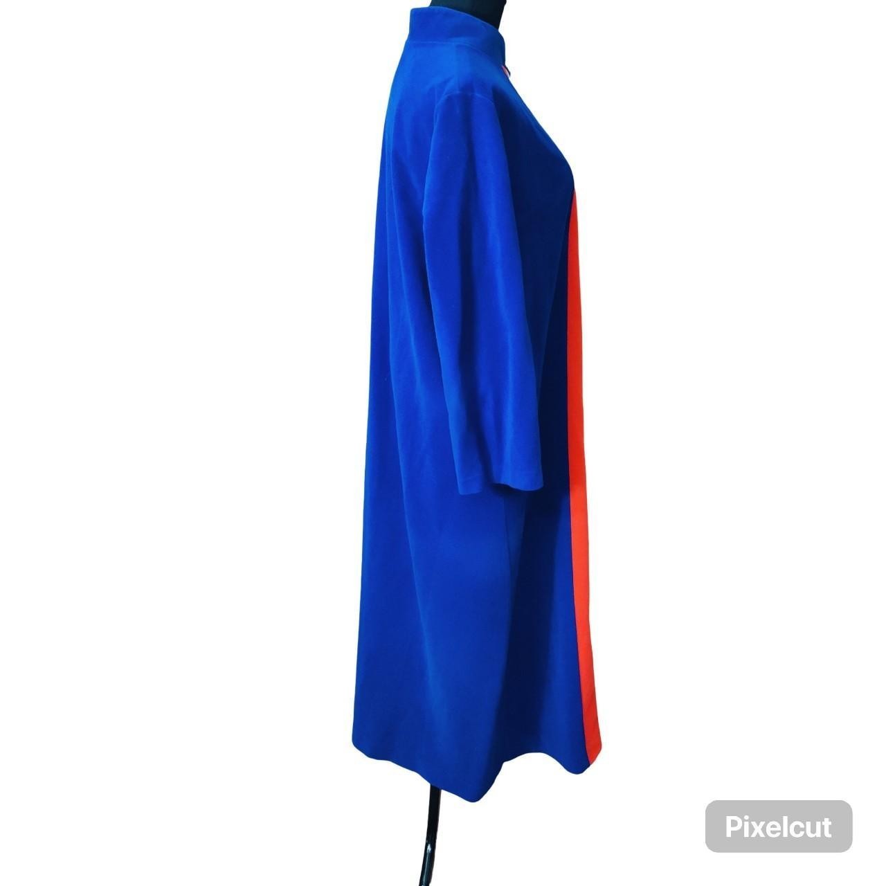 Vtg JcPenny’s Women’s Patriotic Velour Zip Front Maxi Robe Size 18